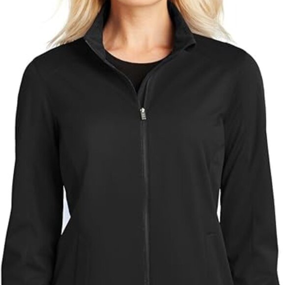 PORT AUTHORITY L717 LADIES SOFT SHELL JACKET - WIND AND WATER RESISTANT - Picture 1 of 4
